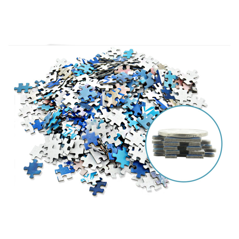 Wholesale Print personalized name brain game 500 1000 pieces adult jigsaw puzzles manufacturers custom oem 1000pcs puzzles