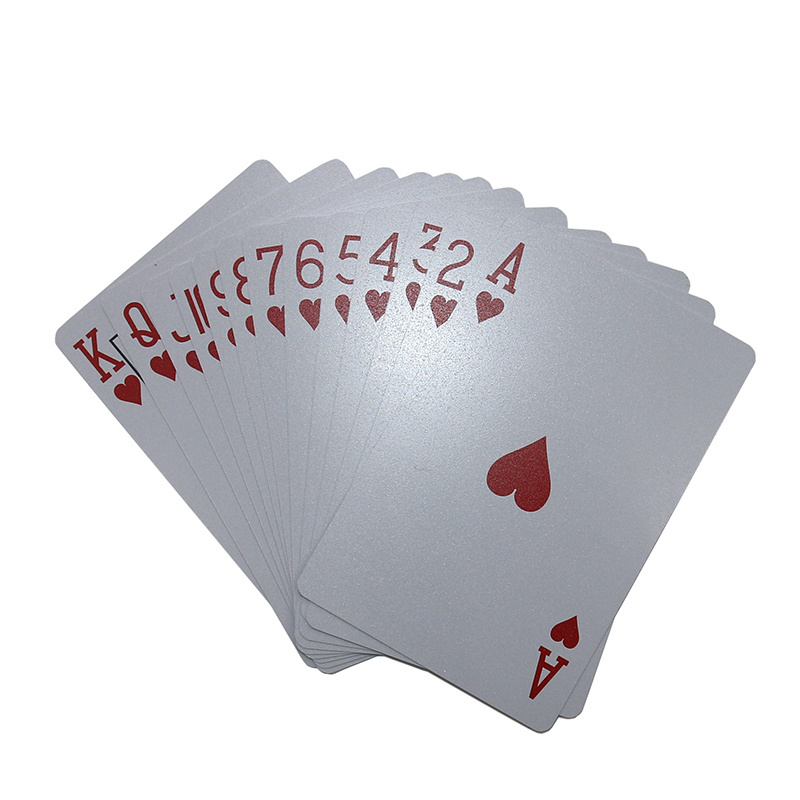 Game card playing card 777 printing advertising enterprise publicity commemorative edition plastic poker cards custom in bulk