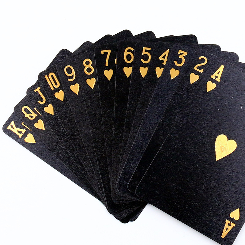 OEM Accept Customized LOGO UV Printing Durable Plastic design Entertaiment Playing Cards  Las Vegas Casino poker Tuck end box