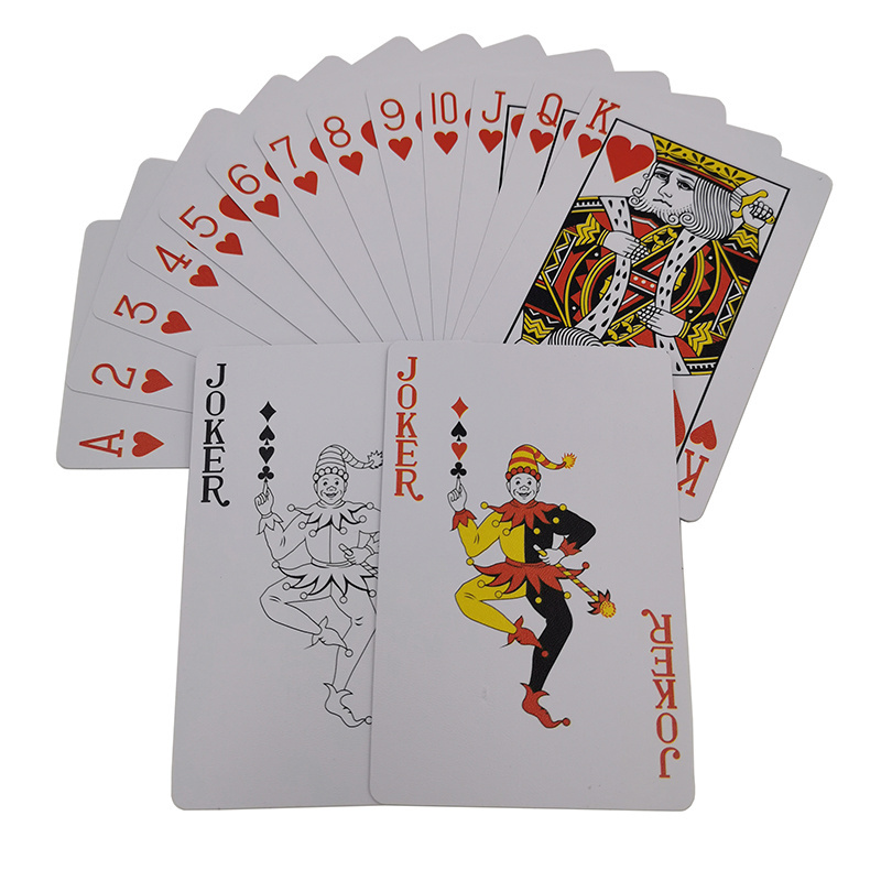 Manufacturer custom Different designs waterproof Material Durable Casino cardistry playing poker card printing with drawer box