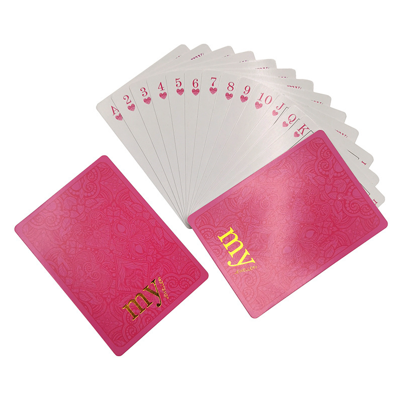 Waterproof Sublimation Playing Card With Box conversation cards magnetic box Pvc Plastic Game Custom Poker Playing Card tin box