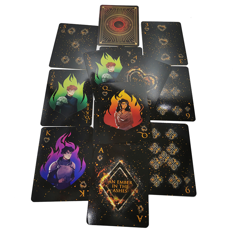 wholesale custom printing gold gift edges Glossy /Matte cute trading playing oracle tarot card decks for sale custom tarot cards