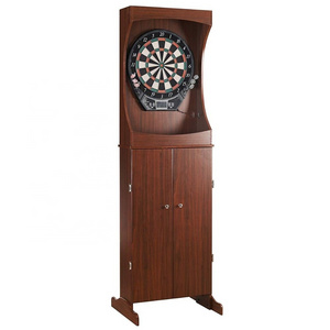 Deluxe Electronic Dartboard Cabinet set with Storage cabinet TDC-011