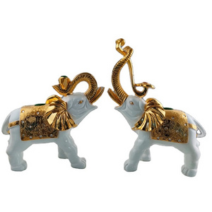 2023  wholesale resin Animal Feng Shui craft home decoration thailand elephant statue