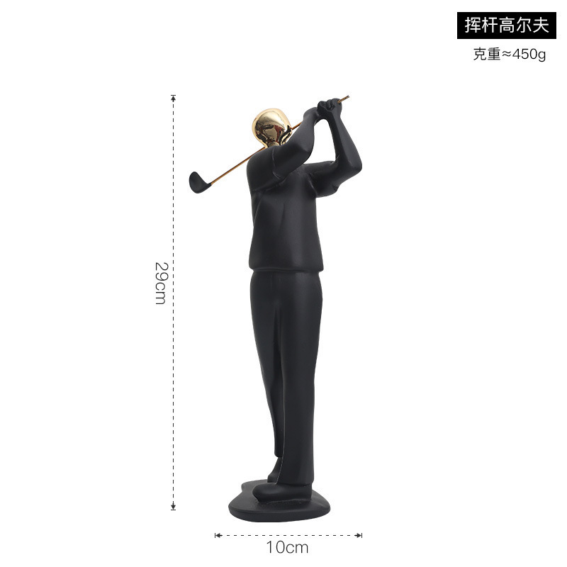 2024 Nordic Minimalist Abstract Musician Dancer Sculpture Figurine Art Resin Ornaments For Hotel Living Room Desktop Decor