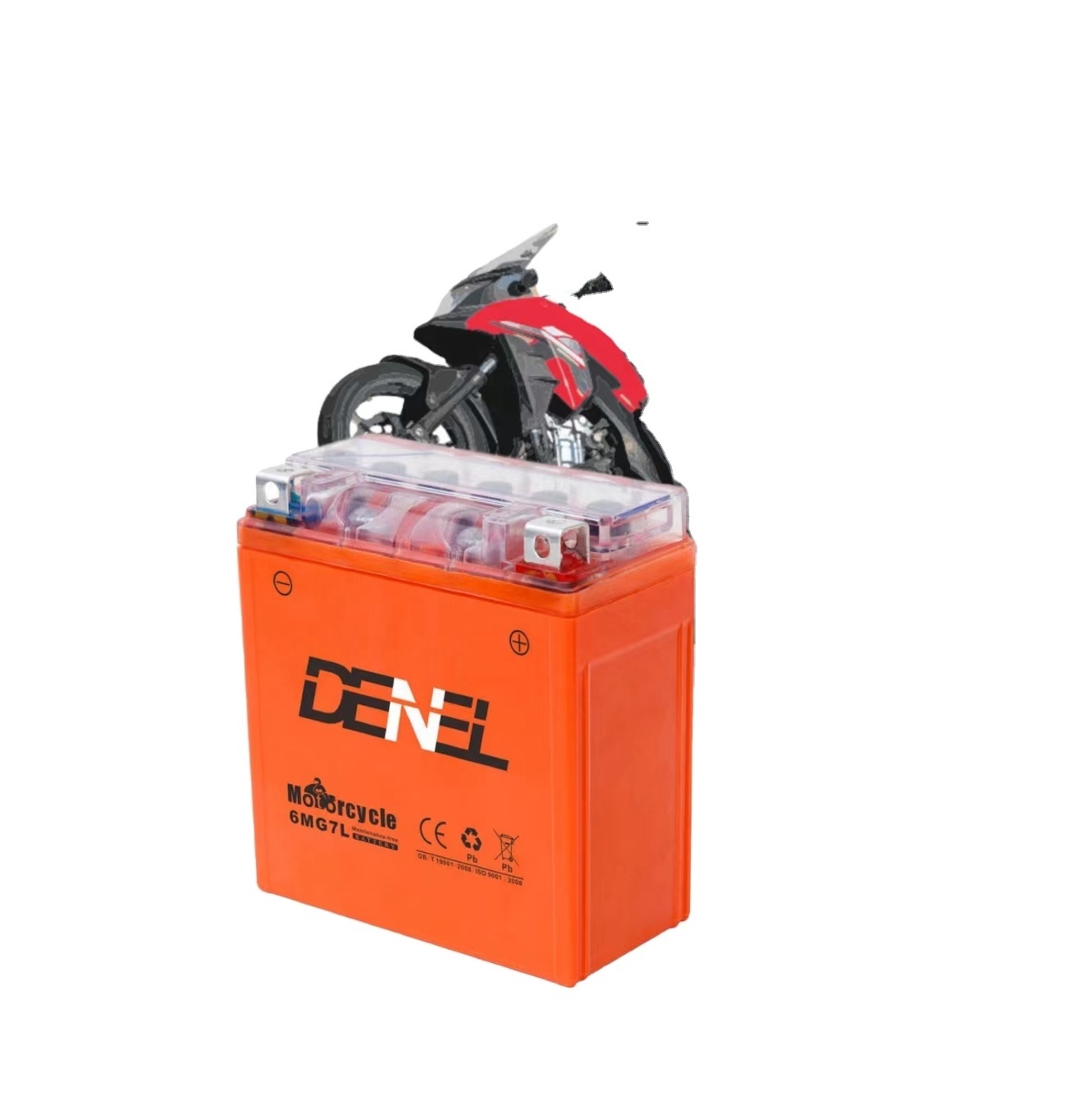 DENEL Hot Sale Electric Scooter 6MG7L Gel Battery 12V7AH Motorcycle Battery