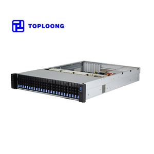 Custom 2u 25 Bay 2.5 inch Hot Swap Drives 19 Inch Rack Mount Storage Nas Server Case Chassis