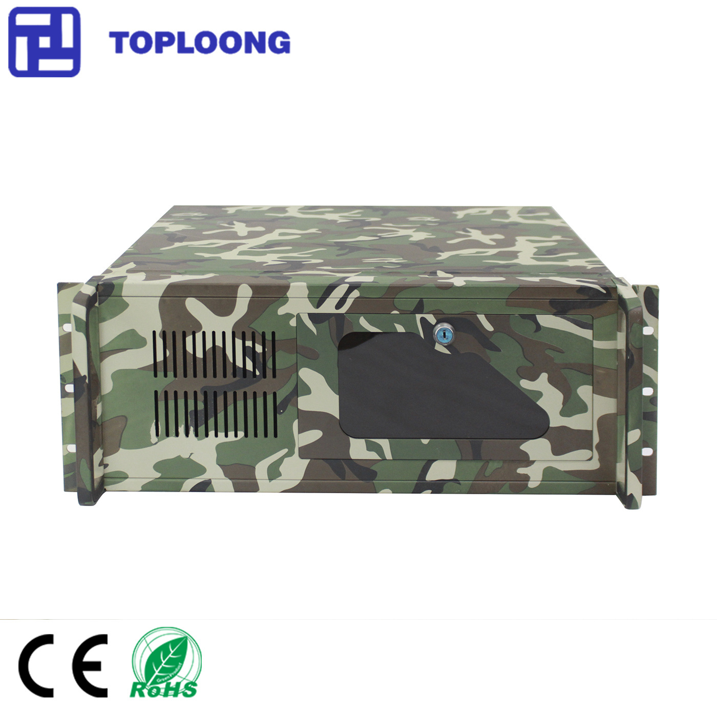 TOP4508E Camouflage TOPLOONG Factory Hot Sale OEM 4U Industrial Computer Cases PC Chassis ATX Power Supply Motherboard