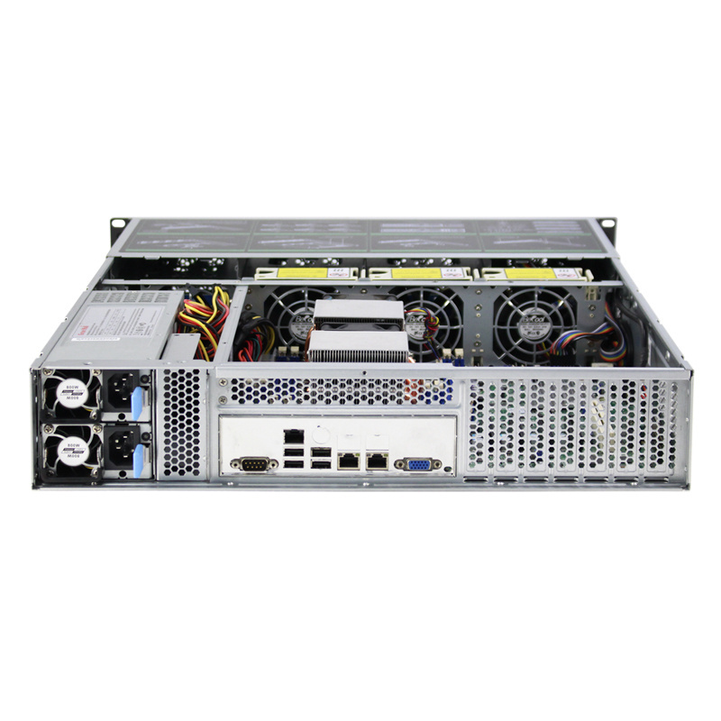 2U 8 Bay Hot-Swappable19Inch 8 Hard Drives Bay Storage Case Server Chassis 6GB/sSATA Backplane