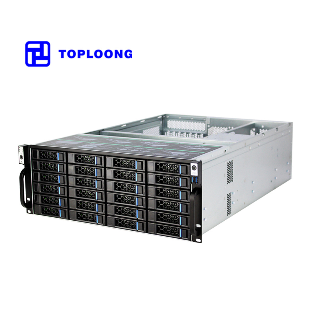 4u Server Case Short Depth 24bays Hot Swap Server Chassis High Performance Storage Server Case Rack Mount Pc Enclosure