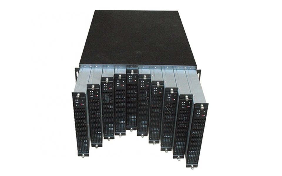 Toploong DH Blade server chassis OEM A Big Server case with 10 pcs 1U Blade empty chassis