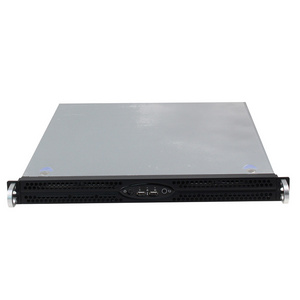 Short Depth 480mm 1U ATX Server Case with 2 Bays 4 Fans Ranck Mount Server Chassis Pc Cabinet Industrial Computer Case