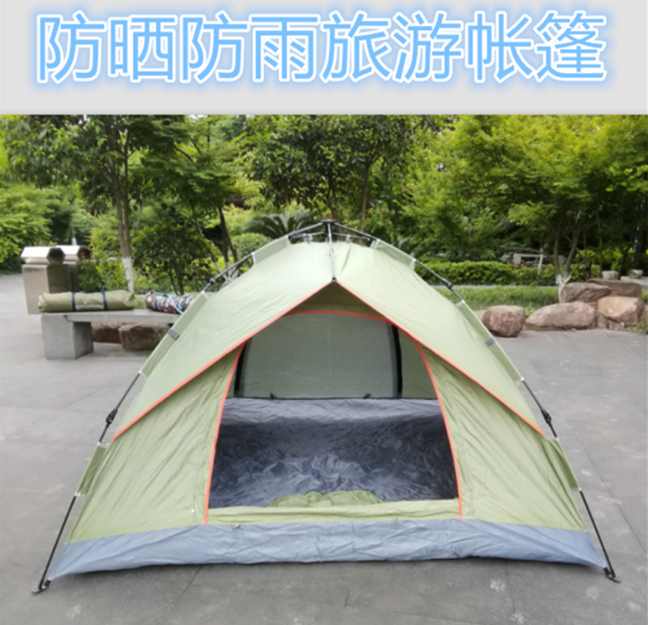 Superior quality triple-layer oxford fabric  3-4 persons pop up heat insulation winter ice fishing shelter tent to keep warm