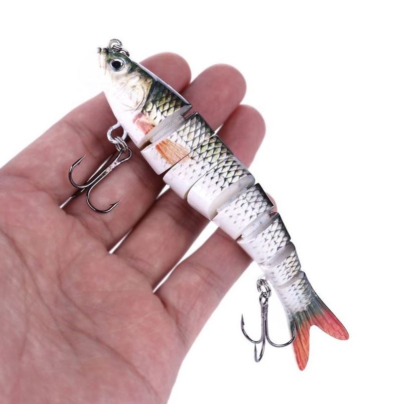 1PCS Fishing Lure Multi Jointed Hard Bait 137mm 27g Lifelike joint bait Wobblers 8 Segments Swimbait Fishing Lure Crankbait