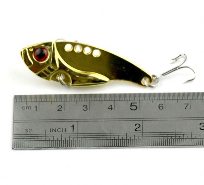 Toplure Metal Blade Vib bait 3g 7g 11g  metal spoon winter ice fishing Switchblade fishing Lures