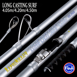 LUREKILLER Surf 4.05m 4.20m 4.50m Surfing rod Long Casting Surf Rod Japan Fuji Ring and Reel Seat Fishing Rods