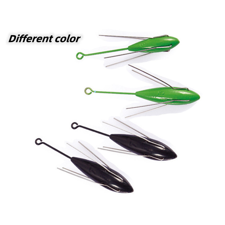 New design 85g 115g  142g 170g 200g long tail salt water claw lead casting weight fishing breakaway lead sinker