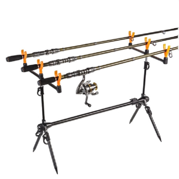 Fishing rod display stand Sea pole turret stand Fast folding beach fishing stand