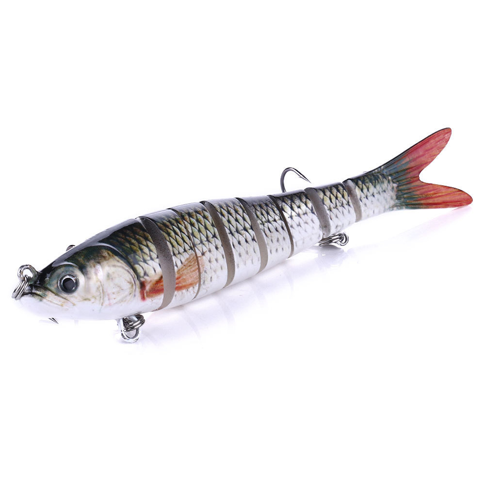 1PCS Fishing Lure Multi Jointed Hard Bait 137mm 27g Lifelike joint bait Wobblers 8 Segments Swimbait Fishing Lure Crankbait