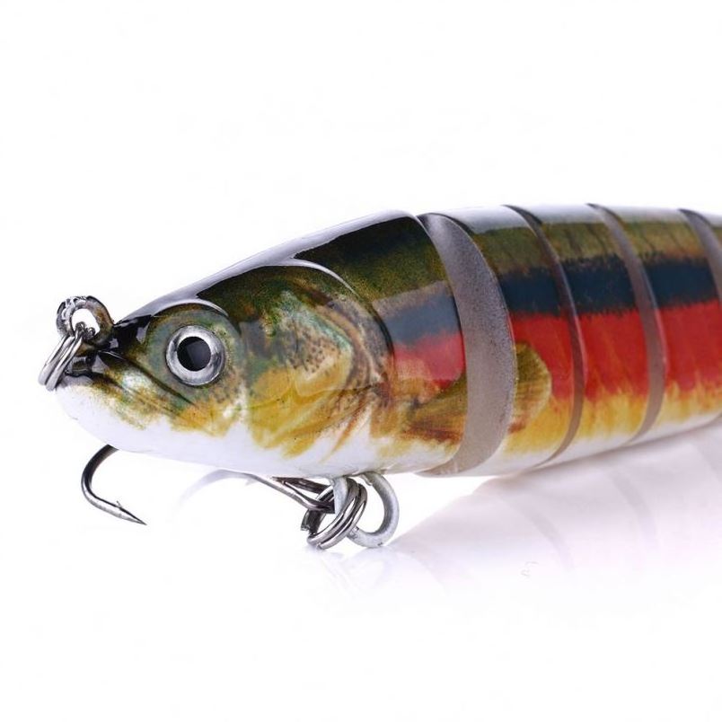 1PCS Fishing Lure Multi Jointed Hard Bait 137mm 27g Lifelike joint bait Wobblers 8 Segments Swimbait Fishing Lure Crankbait