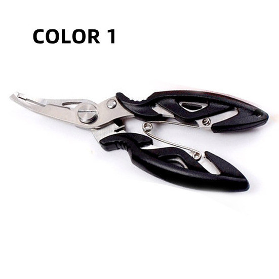 small cheap Multi-function Stainless steel curved Mouth Mini Colorful pliers scissors fish tools portable cutter Fishing Plier