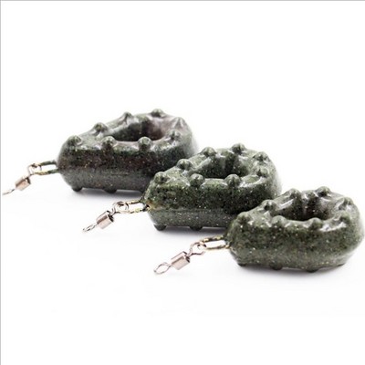 China made Carp fishing coated Gripper lead weights 40g 50g 60g Carp Fishing Weight lead Sinker