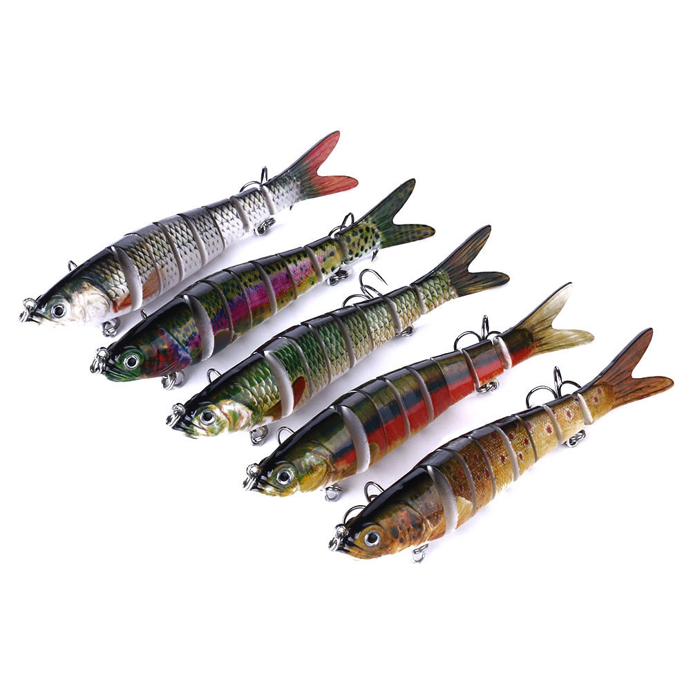 1PCS Fishing Lure Multi Jointed Hard Bait 137mm 27g Lifelike joint bait Wobblers 8 Segments Swimbait Fishing Lure Crankbait