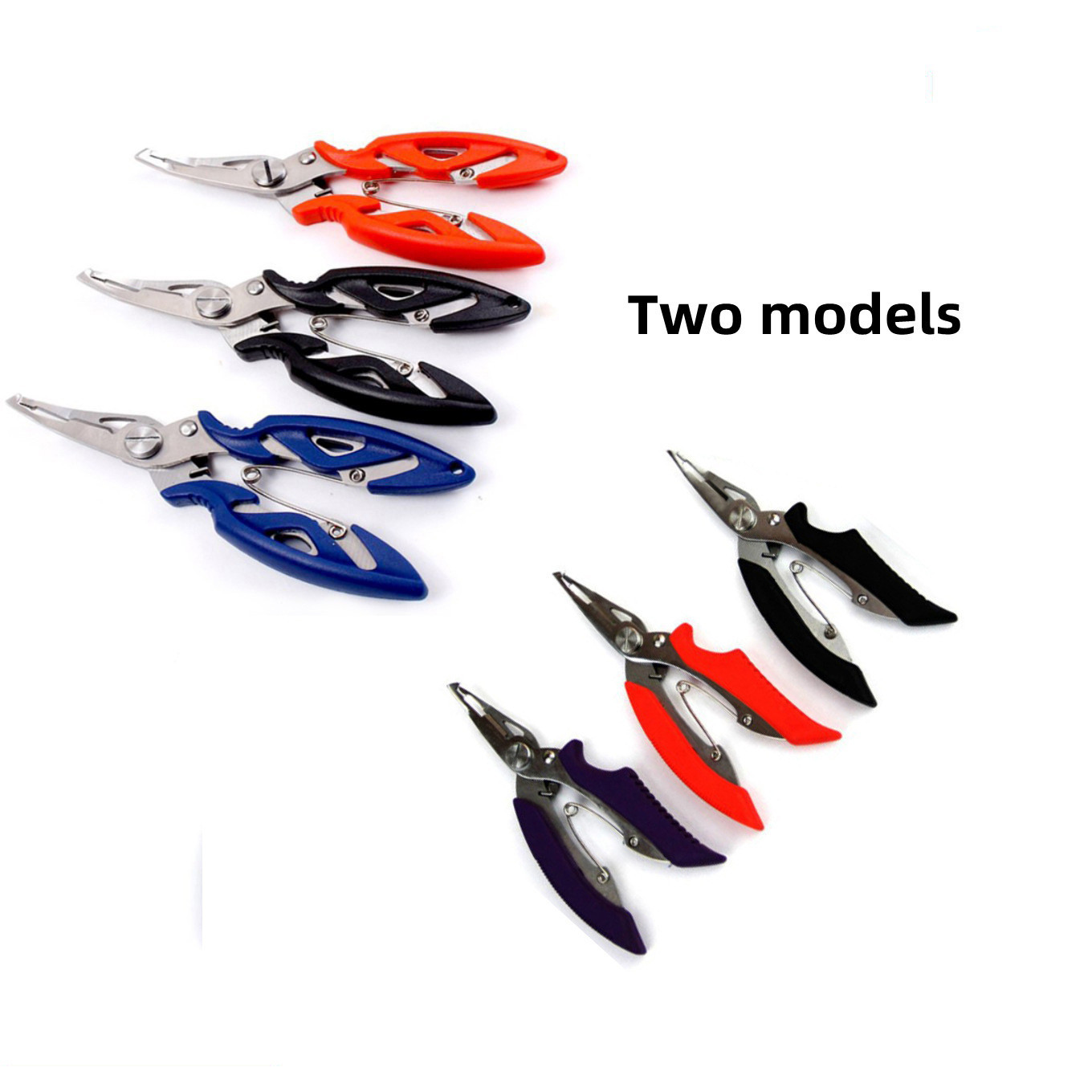 small cheap Multi-function Stainless steel curved Mouth Mini Colorful pliers scissors fish tools portable cutter Fishing Plier