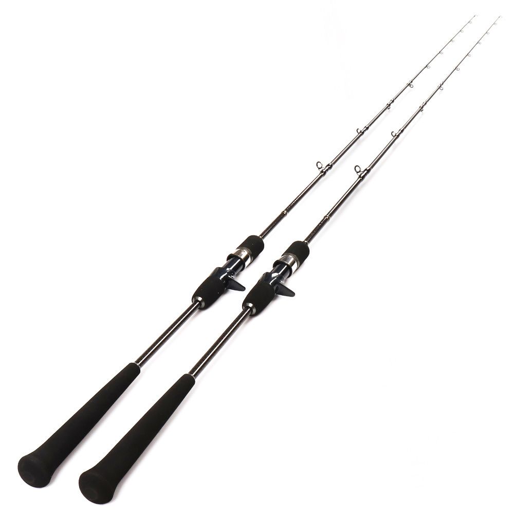 FUJI 1.98m 1section bait travel 120g-350g casting iron threaded fishing jigging rod with accessories