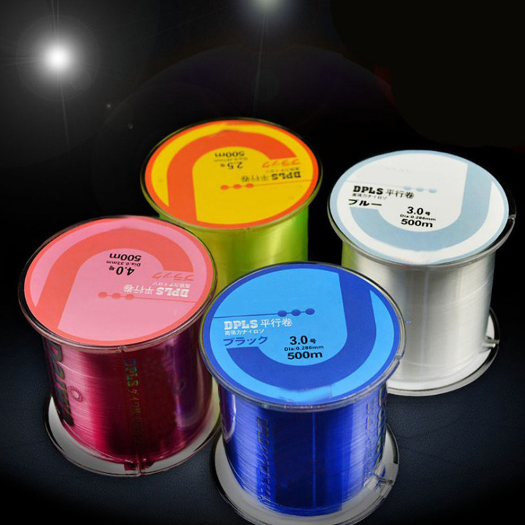 Wholesale 500m All Size Super Strong Nylon Fishing Line Monofilament Sea Fishing Line in fishing tackle