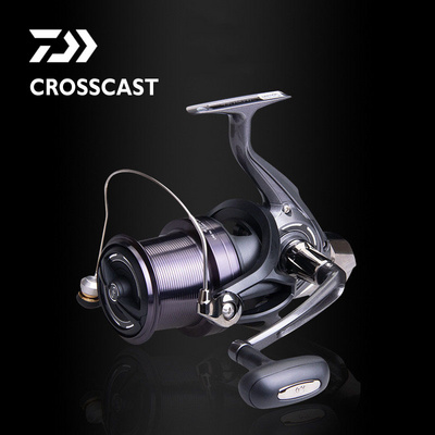 Original DAIWA CROSSCAST 5000/5500/6000 Spinning fishing reel 3+1BB 4.9:1 Air rotor Long Cast Reel Saltwater Carp fishing reel