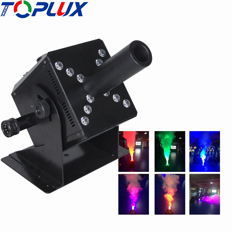 DJ Stage Effect Machine Stage Professional RGB 3 IN 1 LED Co2 Jet Machine Co2 Cryo Cannon Jet 10m