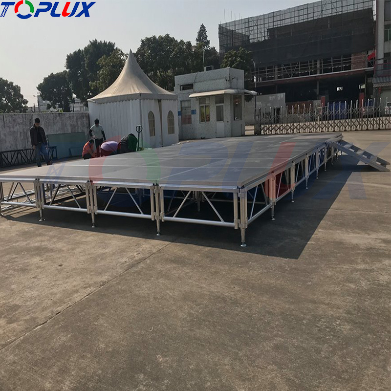 Aluminum Stage Podium 4x4ft/4*8ft Stage Platform