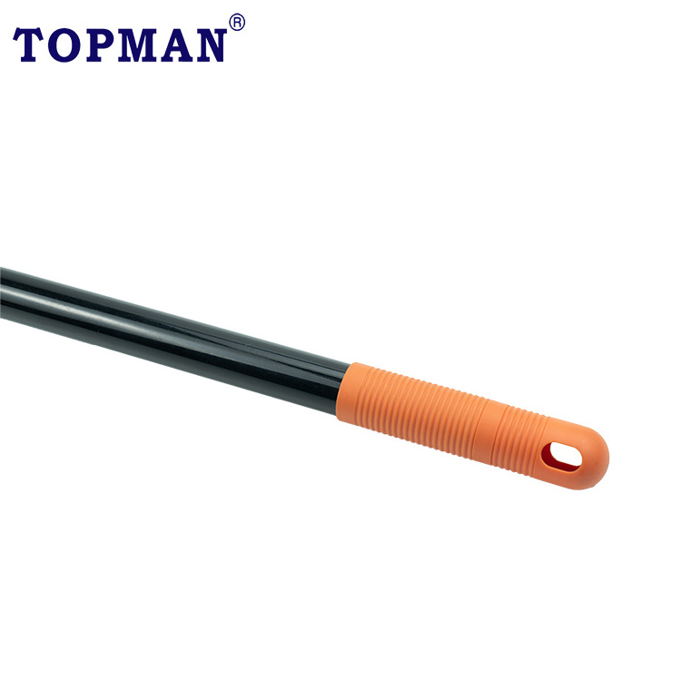 Topman 4 sections 4 meter powder coated inner lock steel telescopic extension pole for painting and cleaning