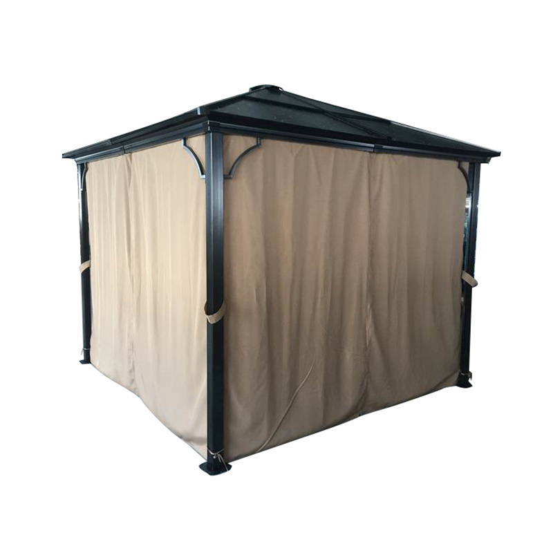 Garden gazebo manufacturers aluminum tube polyester nylon waterproof gazebo