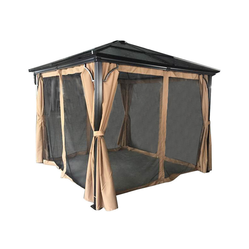 Garden gazebo manufacturers aluminum tube polyester nylon waterproof gazebo