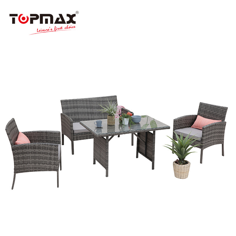 Factory Supply mobili da giardino imposta giardini 4 pieces patio furniture garden set