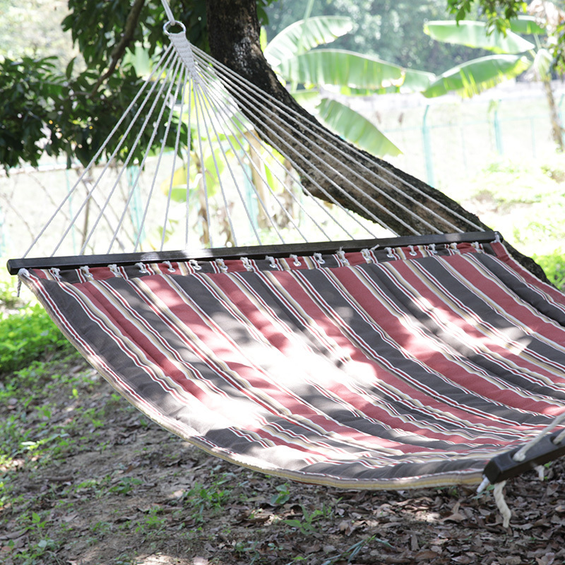 New arrivals doble hamaca oscilacion 180G polyester padded double camping hammock