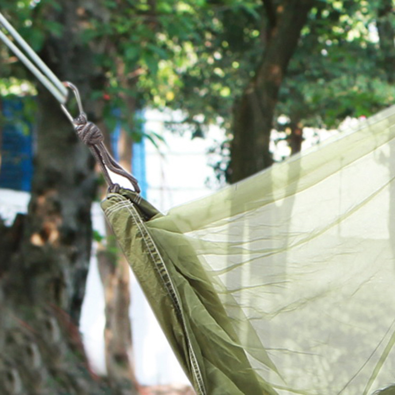 Camping Hammock Wholesaler Camping Accessories Nylon Hammocks Outdoor Hammock With Mosquito Net