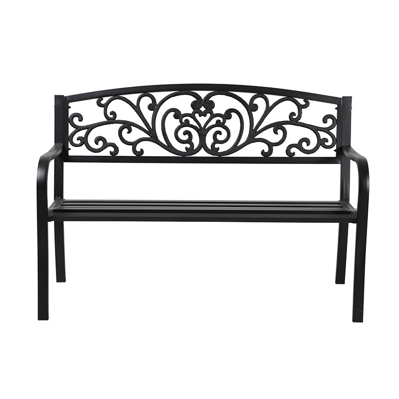 Hot selling outdoor use panchine esterno moderno durable steel park bench