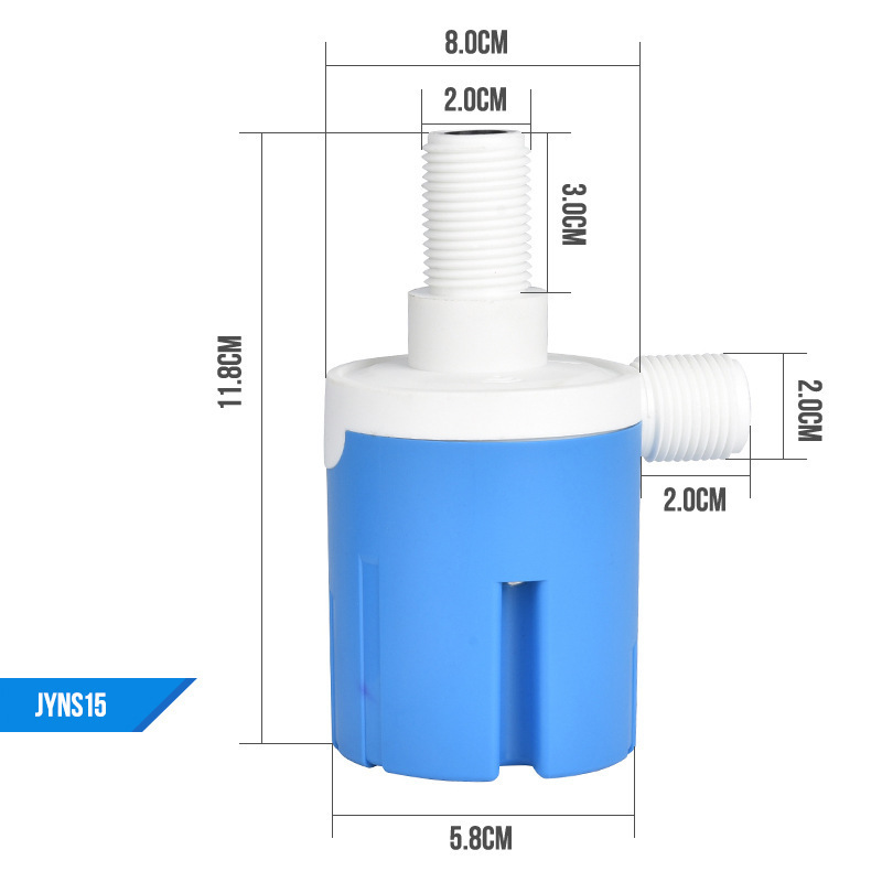 JUNY Automatic Water Tank Level Float Control Valve Float Mini Ball Valve JYNS15/JYNS20/JYNS25