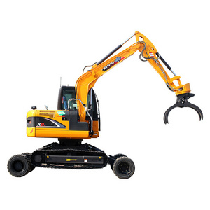 Wheel and Crawler 2 in 1 8--10 Ton Mini Excavator Digger Tire Wheeled Excavator CE EPA