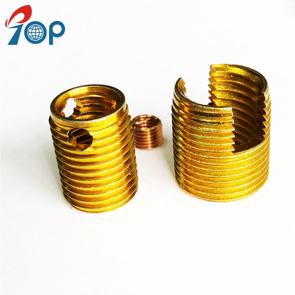 Self Tapping Slotted Screw Threaded Helical Repair Insert Nut