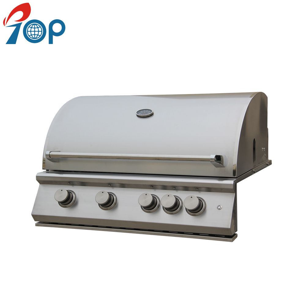 Factory OEM 4 Burner Stainless Steel Built-in Gas Grill with Rear Burner