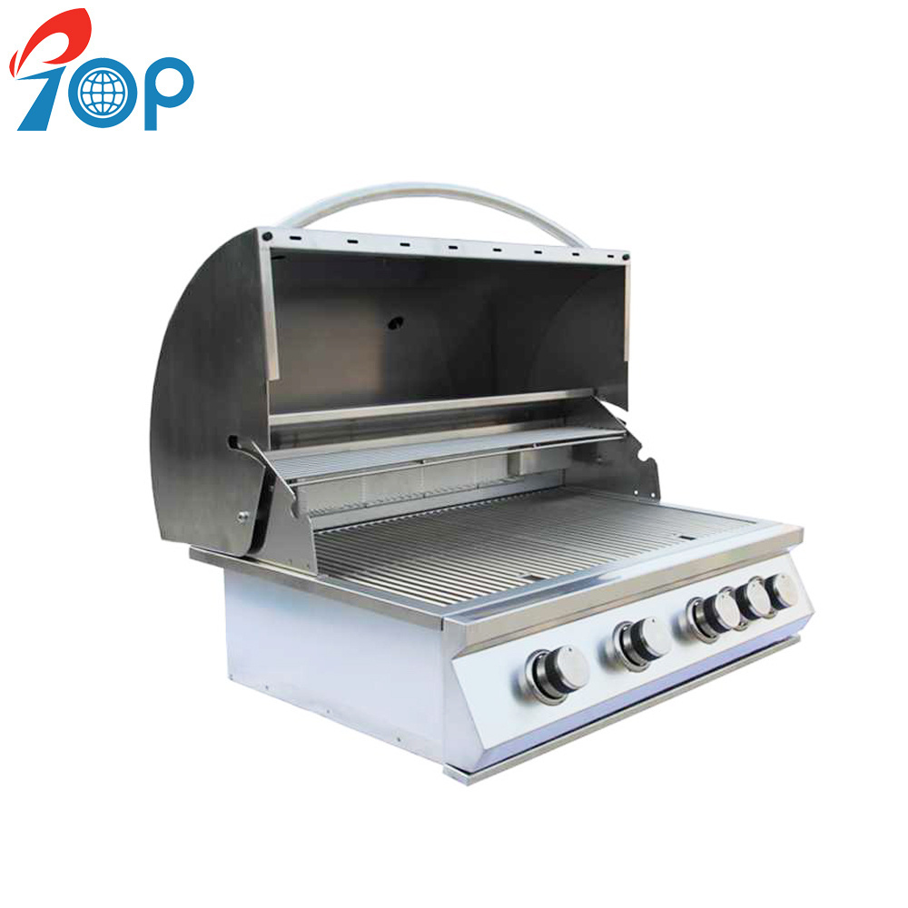 Factory OEM 4 Burner Stainless Steel Built-in Gas Grill with Rear Burner