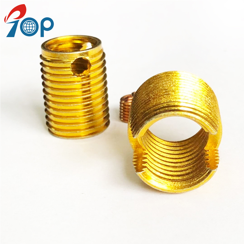 Self Tapping Slotted Screw Threaded Helical Repair Insert Nut