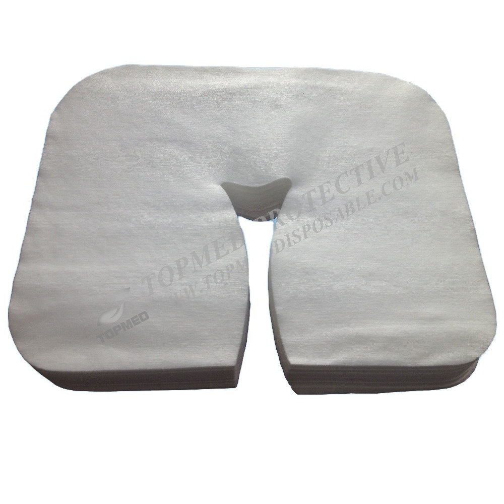 100pcs Disposable Face Cradle Covers Headrest Massage Towel Pad Face Beauty & Personal Care Face Cradle Covers