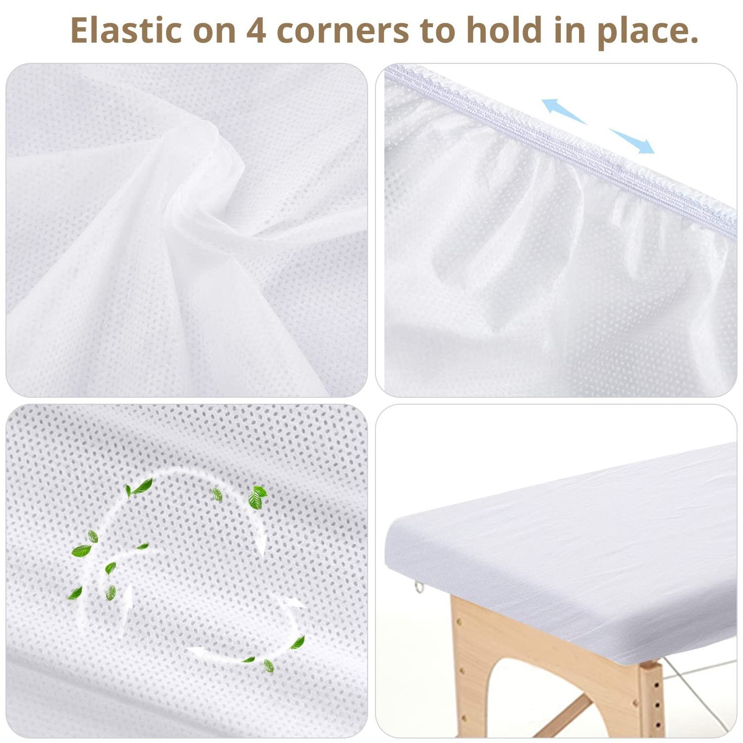 Disposable cover non woven bed cover disposable PP non woven bed cover with elastic bed sheet