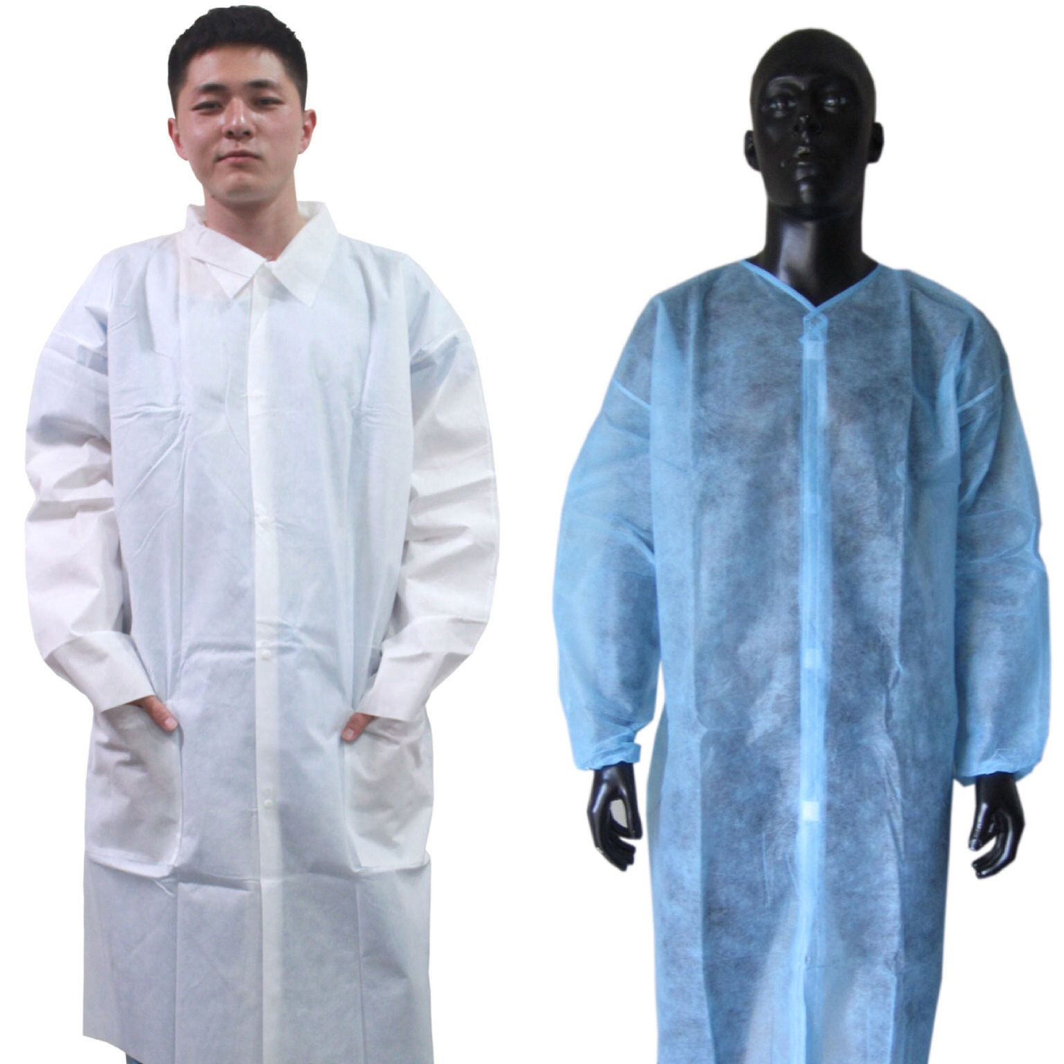 Hospital uniform Medical  Lab coat High Quality Disposable Nonwoven Fabric Laboratory gown