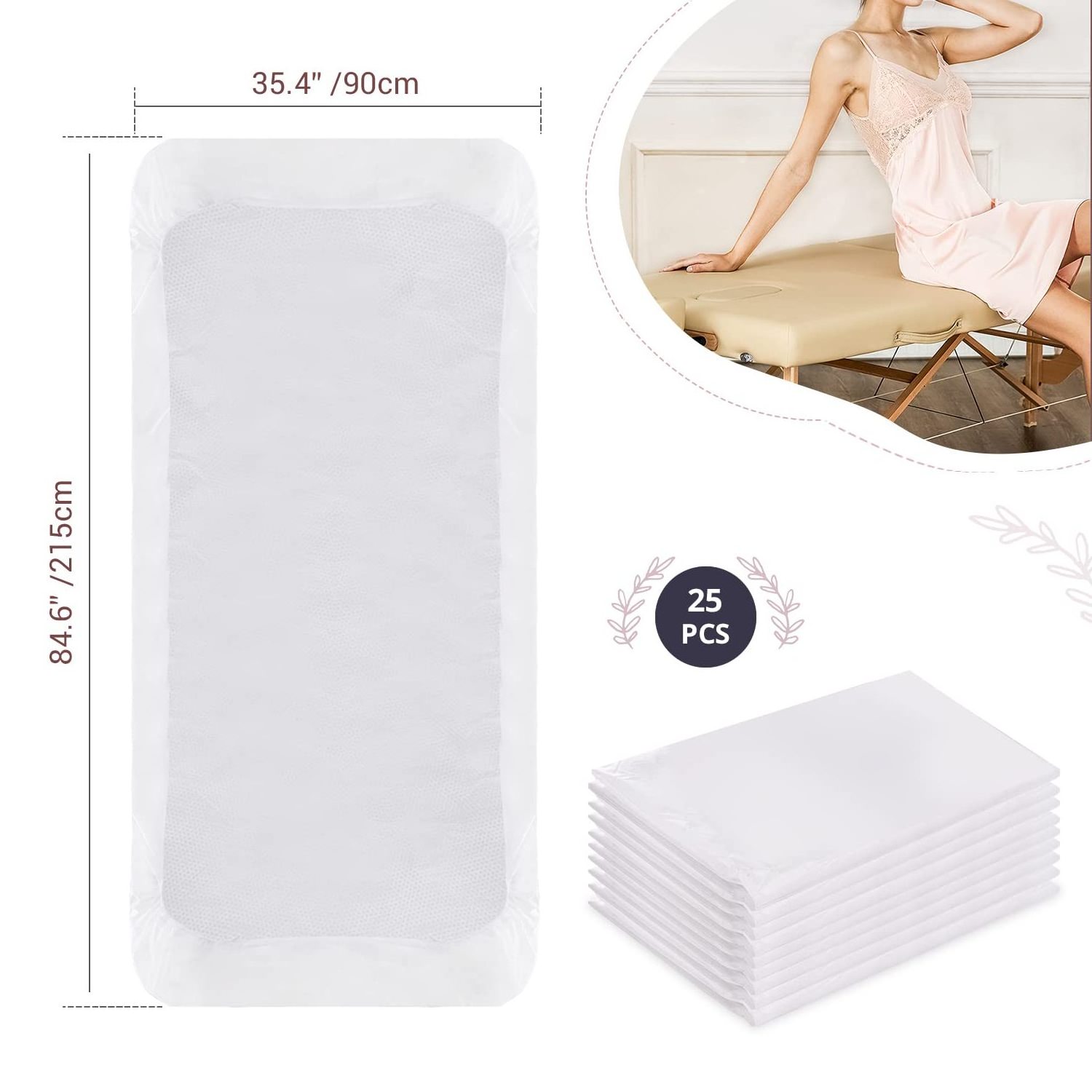 Disposable cover non woven bed cover disposable PP non woven bed cover with elastic bed sheet